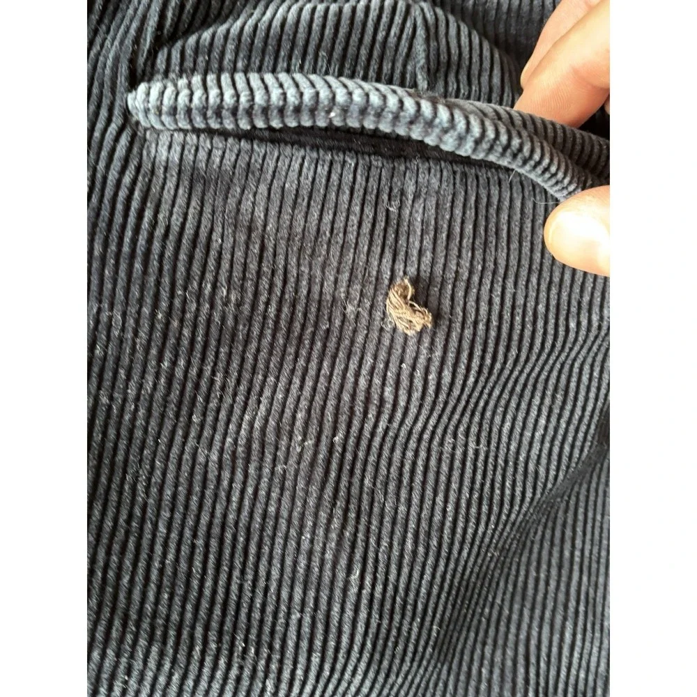 Vintage Polo Ralph Lauren Blue Corduroy Pants‎ Pleated Cuffed 36x30